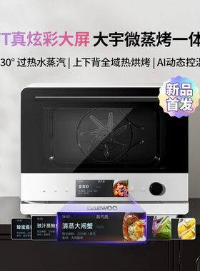 大宇（DAEWOO） WZK03微波炉微蒸烤四合一体机家用水波炉电烤箱