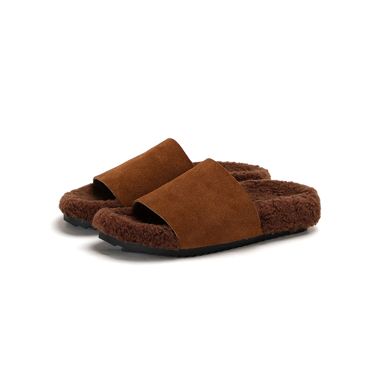 【金夫人】4145-5冬季新款平底拖鞋室内外两穿轻便毛拖,女鞋,毛毛鞋,淘宝优惠券,粉丝福利购,淘宝优惠卷