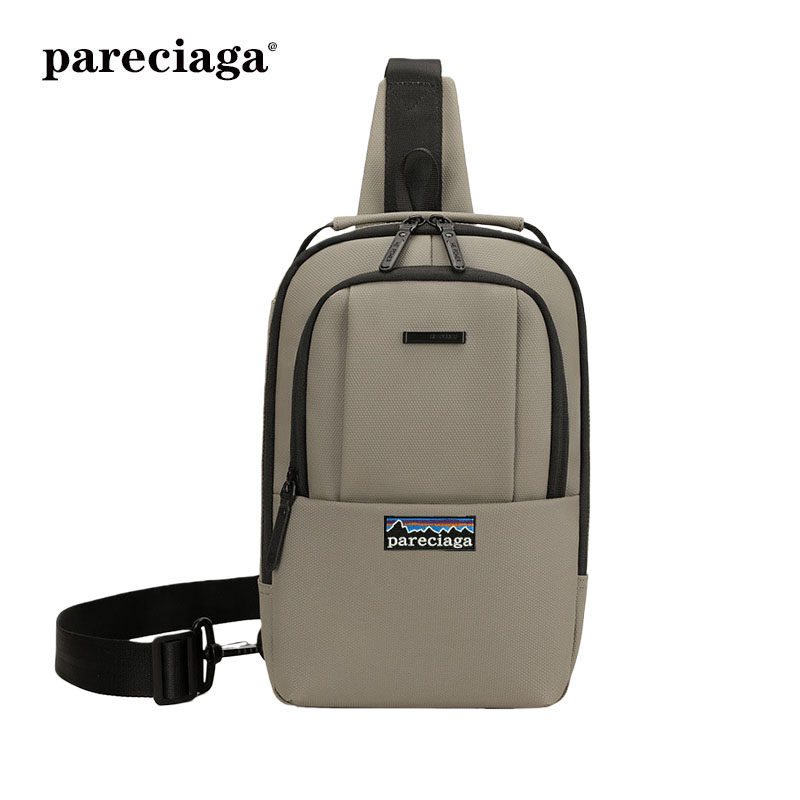 巴塔正品pareciaga新款男士高级感男简约休闲日常通勤单肩斜挎包