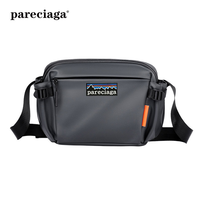 巴塔正品pareciaga男款高级感通勤便携潮牌运动多口袋单肩斜挎包