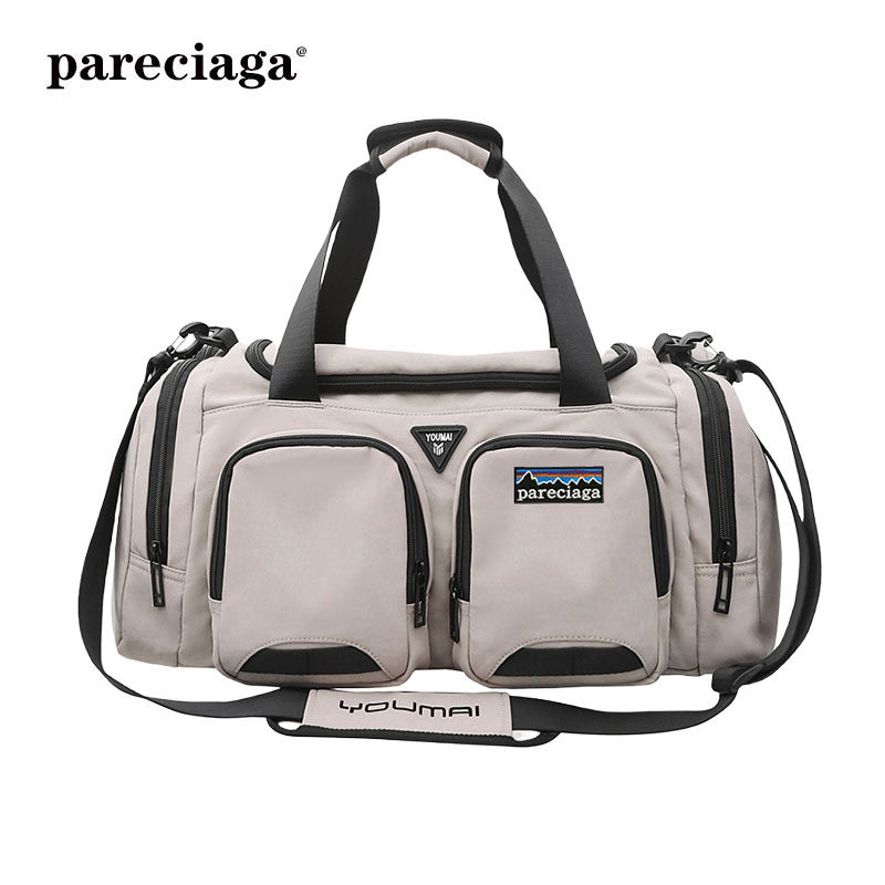 巴塔正品pareciaga男女新款大容量旅行包轻便防水质感单肩斜挎包