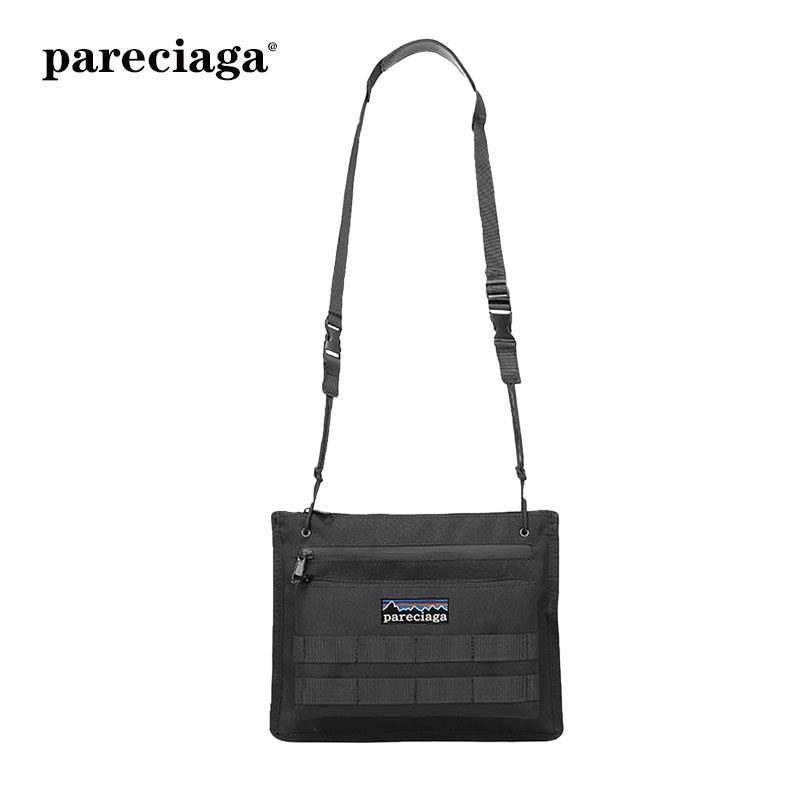 巴塔正品pareciaga便携小包日系工装胸包男款男生休闲单肩斜挎包
