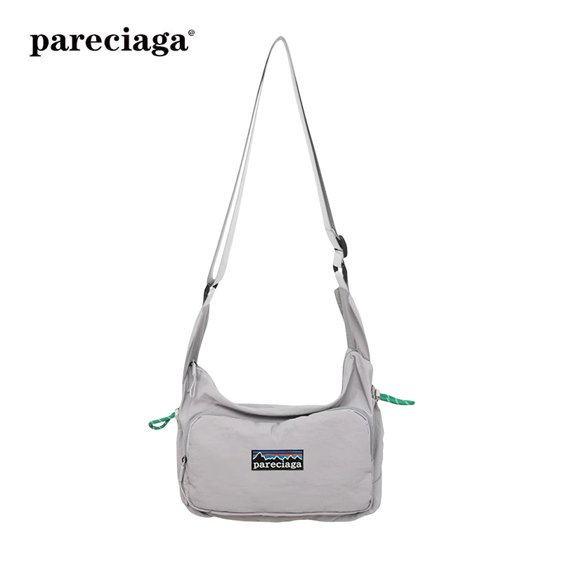 巴塔正品pareciaga大容量通勤托特包休闲运动单肩包斜挎饺子包男