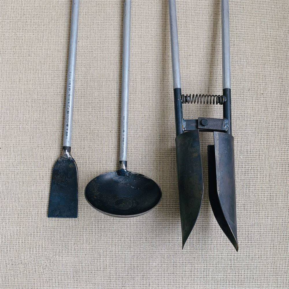 对铲子夹锹掏土挖坑电力施工具挖洞神器电杆勺子洛阳铲打洞电线杆