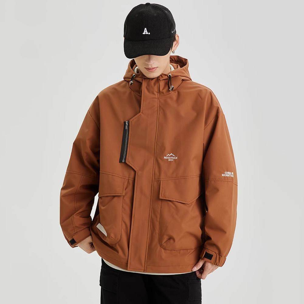 it Afternnaths潮牌美式冲锋衣夹克男秋冬季休闲宽松工装连帽外套,男装,夹克,淘宝优惠券,粉丝福利购,淘宝优惠卷