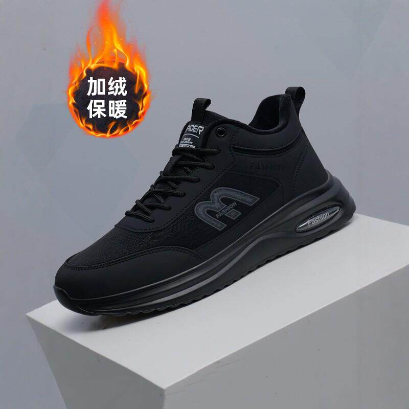 男鞋夏季2025新款透气增高休闲 鞋男士春款软底运动鞋子加绒老爹