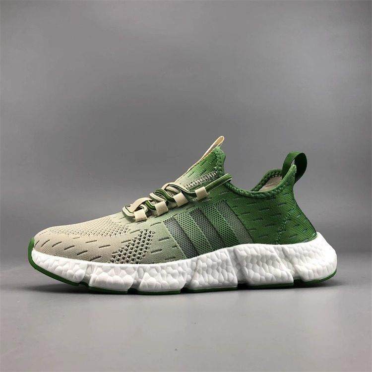 男鞋夏季透气2025新款防滑网面鞋爆米花运动休闲 鞋软底舒适跑步