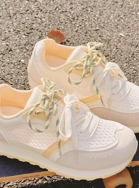 英国Next road2025新款夏女鞋网面阿甘德训鞋女小白鞋休闲 运动鞋