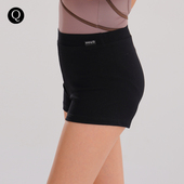 女舞蹈紧身芭蕾舞亲肤练功裤 青青之舞 练功裤 舞蹈裤 黑色三分裤