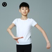 现代练功芭蕾舞蹈形体服短袖 T恤 上衣 进口奶丝短袖 青青之舞