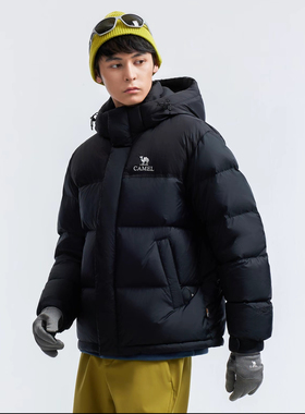 Camel/骆驼 2025AW 羽神Pro昆仑山系列保暖短款羽绒服A35CR28312