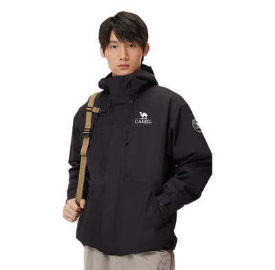 Camel/骆驼 进藏流光风3514系列连帽冲锋衣 734CAEO615 cz