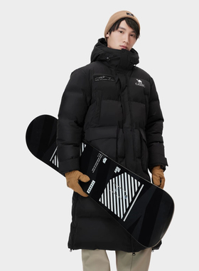 Camel/骆驼 极寒系列拒水绒保暖加厚长款过膝羽绒服734CAPN616