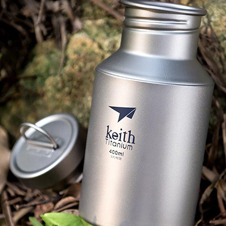 keith铠斯钛户外运动水壶钛金属水杯水瓶钛水壶骑车登山水壶