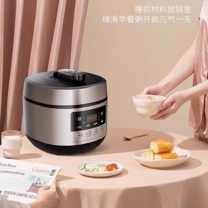 九阳压力锅铝合金6L手动排气