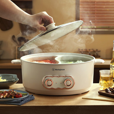 西屋电炖锅6L鸳鸯双拼鸳鸯锅