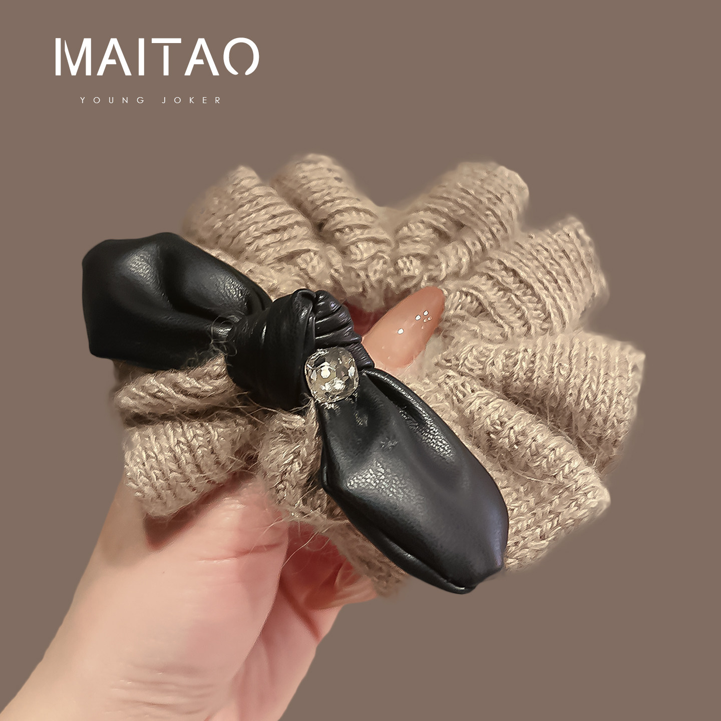 复古针织慵懒大肠发圈女秋冬毛线高级感温柔马尾丸子头绳头花皮筋,饰品/流行首饰/时尚饰品新,发饰,淘宝优惠券,粉丝福利购,淘宝优惠卷