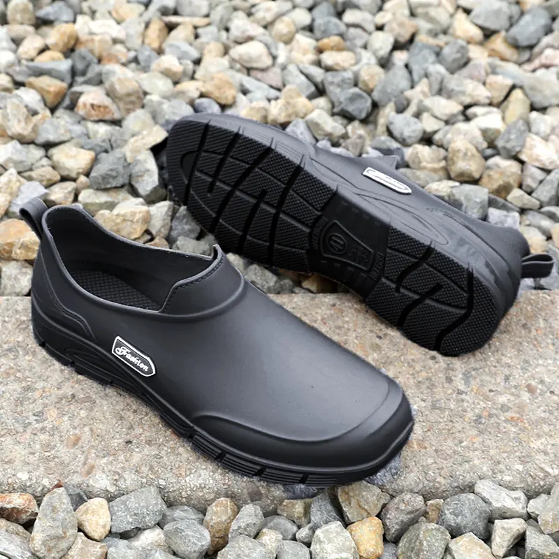 低帮水鞋男款防水2026新款外卖成人雨靴防滑工地胶鞋短筒雨鞋男士