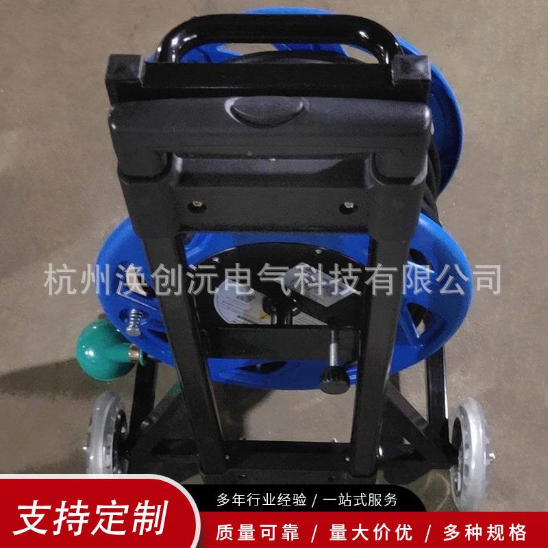 定制二相三相式四线80/220V3插座拖线盘轮小手拉杆车卷线SC35025