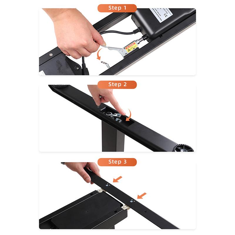 NATE电机电动升降动桌架快作装升降桌腿工473台双小户型智能电升