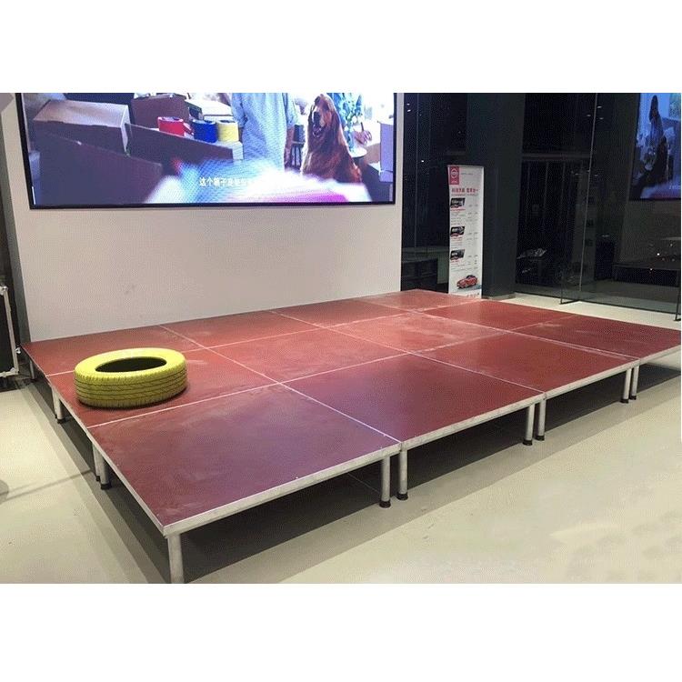 婚礼架快合装舞台庆婚352t台板拼装户外演出活动折叠铝金舞台桁学