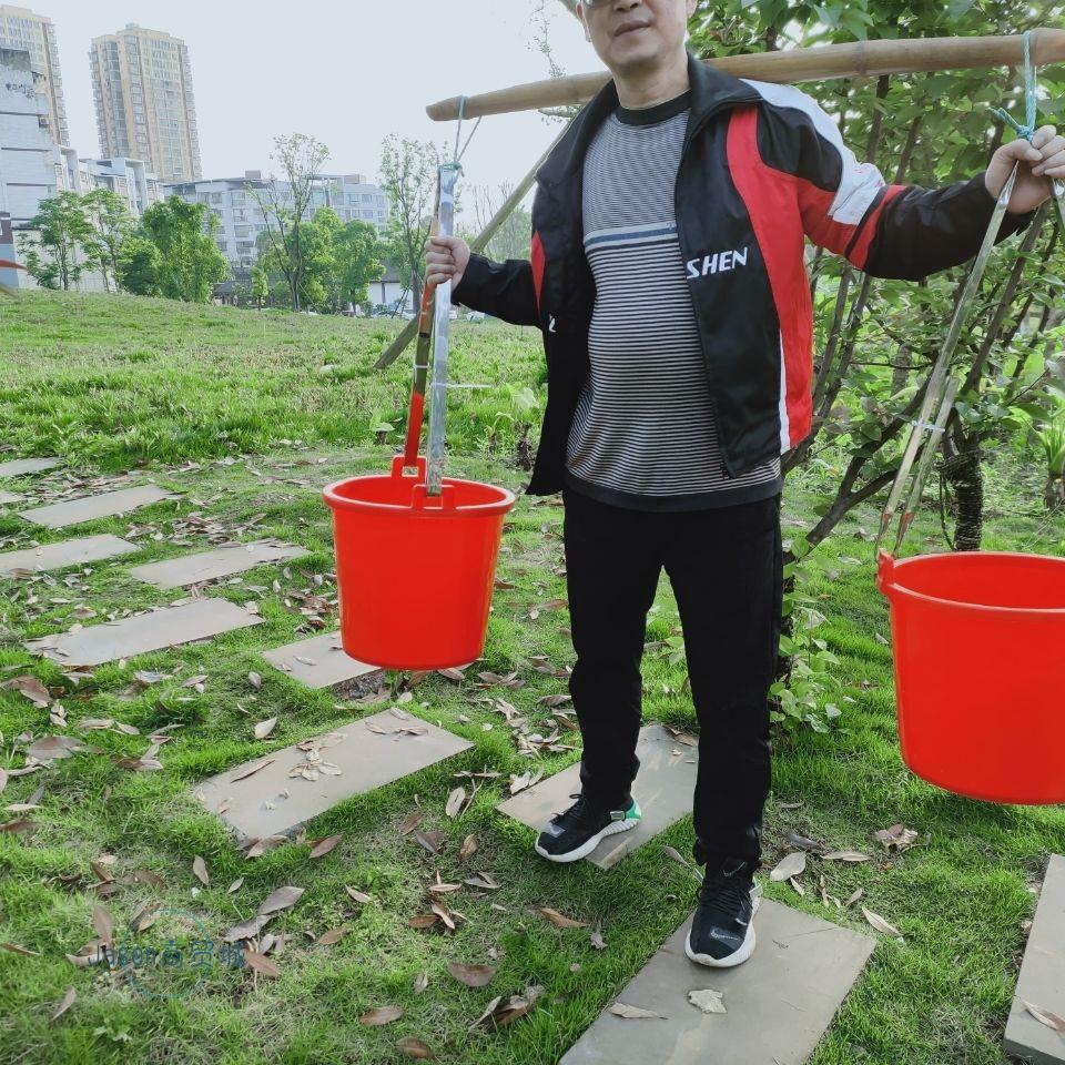 塑料水桶挑水桶粪桶尿桶洗澡大号桶浇菜熟胶桶农用家用耐摔