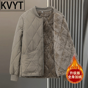 高级感男士加绒加厚棉服2026年冬季新款高端防寒保暖棉袄男款外套