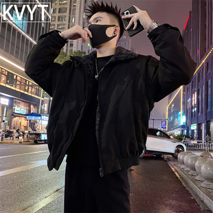 高端冬季棉衣男士2026新款高级感加厚毛领保暖外套男款休闲棉袄子