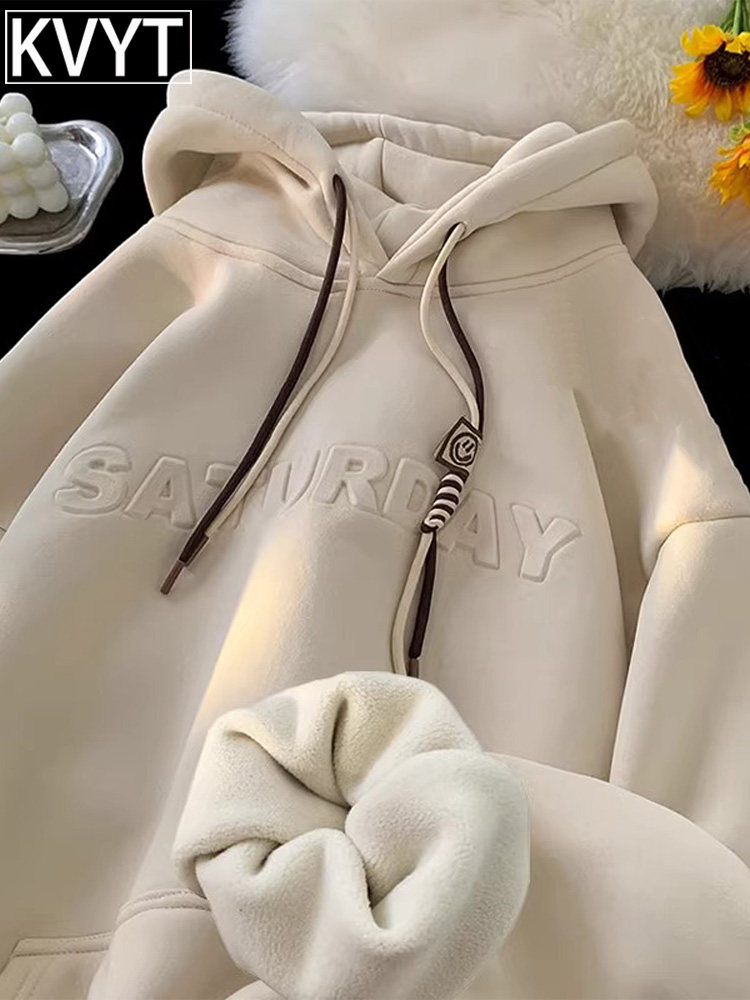 银狐绒重磅卫衣男秋冬款加绒加厚连帽上衣服硬挺oversize情侣外套,男装,卫衣,淘宝优惠券,粉丝福利购,淘宝优惠卷