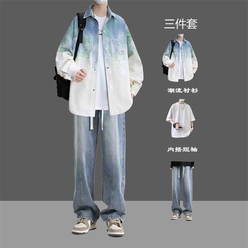 专柜正品青少年衬衫夹克春秋季