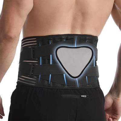 Adjustable Lumbar Support Belt Double Pull Back Waist Orthop