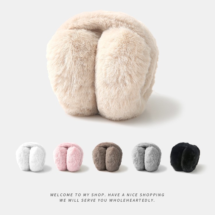 Winter women's and men's earmuffs, soft earmuffs