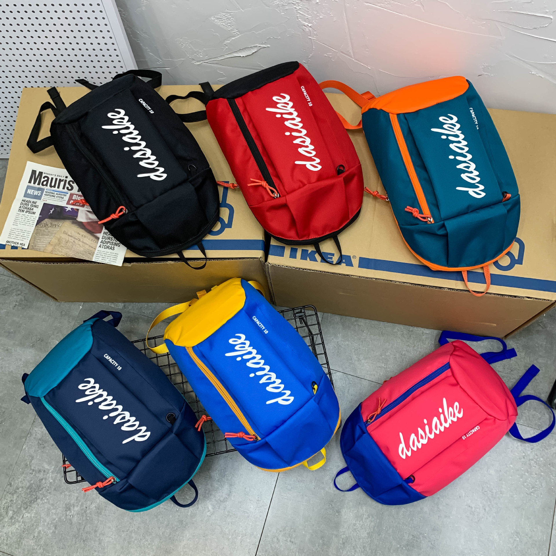 Hot sale waterproof backpack bag travel school bags for men