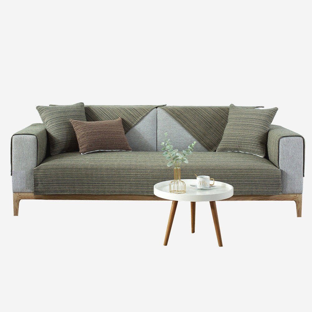 现简约布艺棉麻防滑沙发垫 四季通用棉线编织沙发垫套巾罩坐垫,居家布艺,沙发垫,淘宝优惠券,粉丝福利购,淘宝优惠卷