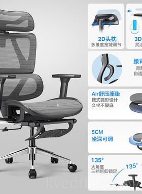 新款永艺椅撑腰椅沃克pro人体工学椅子竞家用脑电椅学习椅办电公
