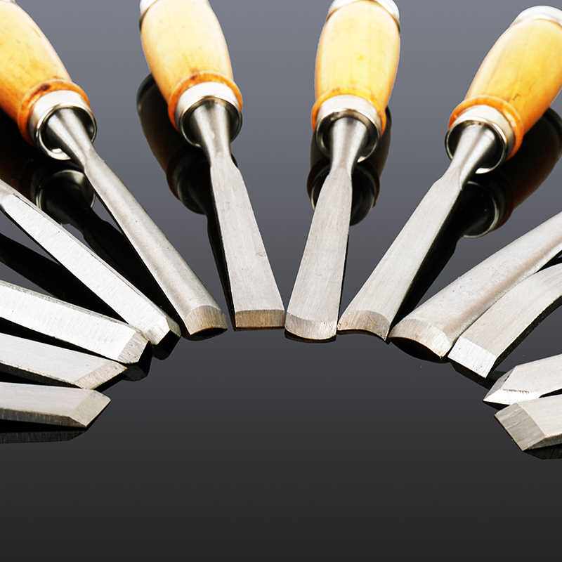 新款木工凿子木凿扁铲钢凿刀平铲刀平凿半圆凿钊子巧木匠木工工具