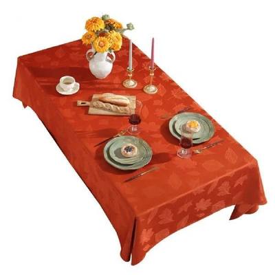 180x130CM Fall Orange Tablecloth Maple Leaves Pattern