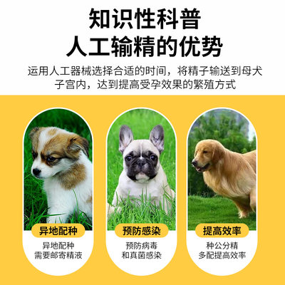 犬用一次性输精管狗取精器狗狗人工授精器配狗用工具宠物配种神器