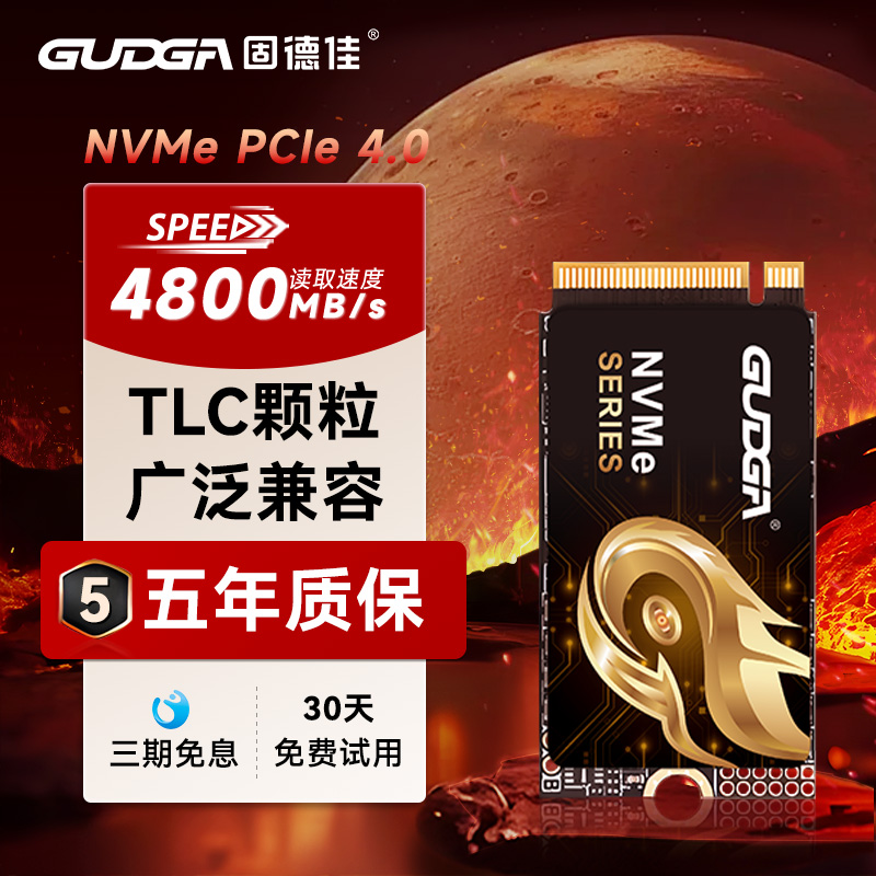 固德佳M.2NVMe2242固态硬盘