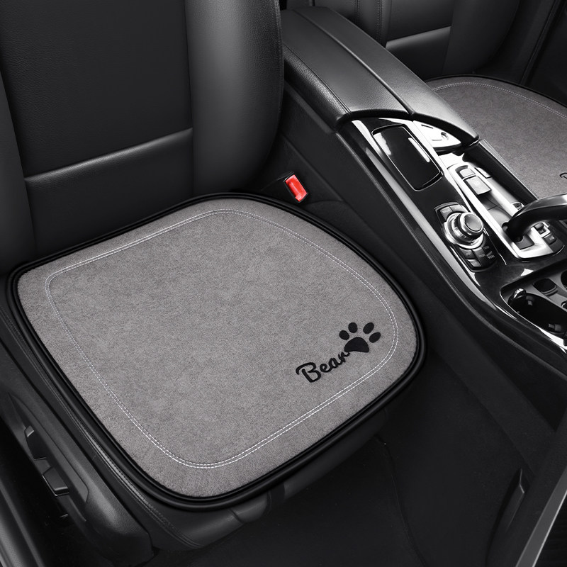 科技布汽车坐垫四季通用单片主驾驶无靠背车内座垫新款单个座椅垫