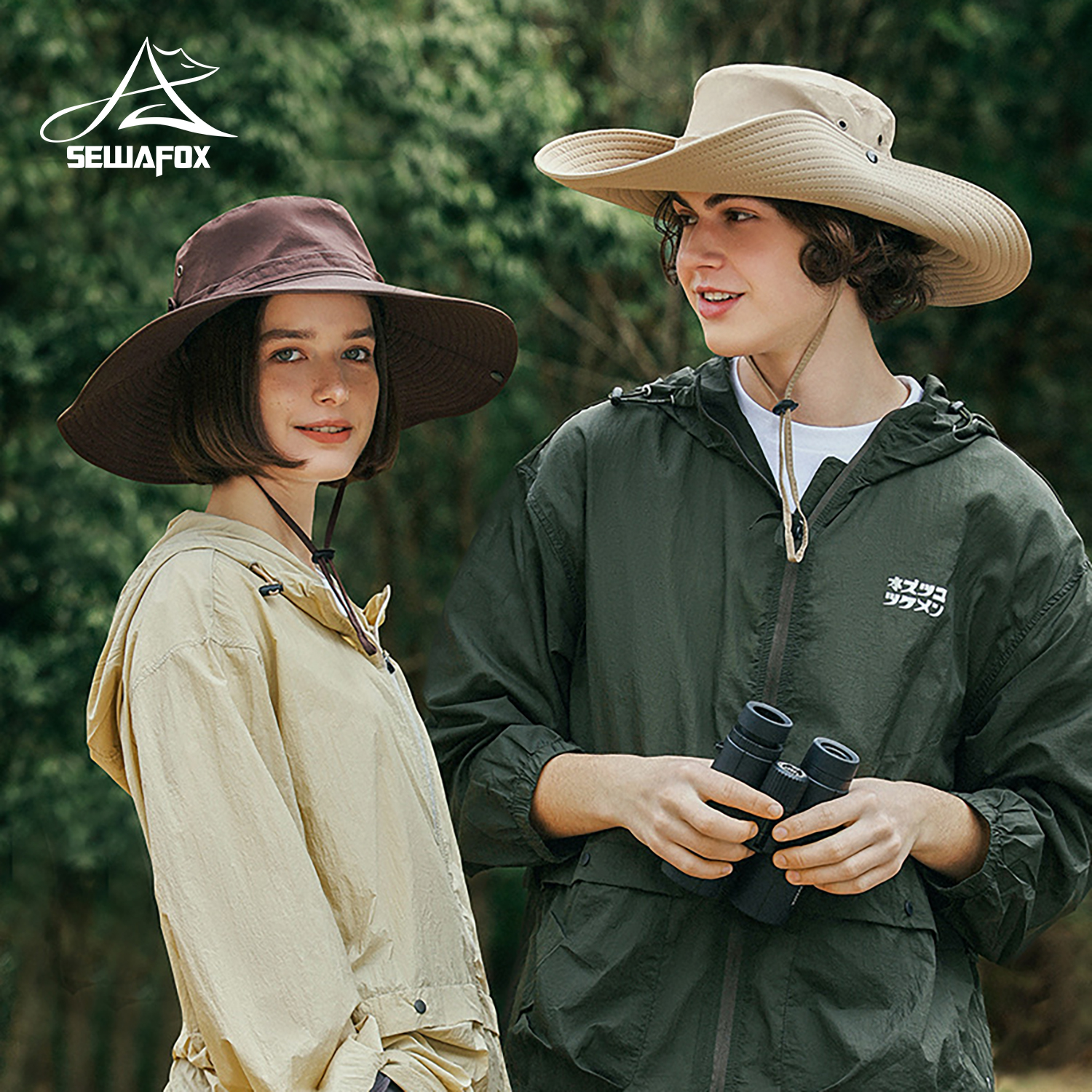 SEWAFOX户外遮阳渔夫帽