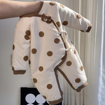 52码婴儿连体衣80g夹棉a类保暖潮