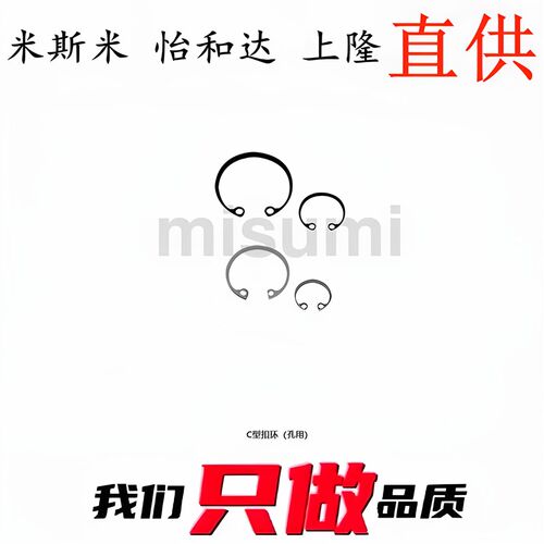 不锈钢孔用卡环RTWS10/11/12/13/14/15/16/17/18/20/21/22/24/25