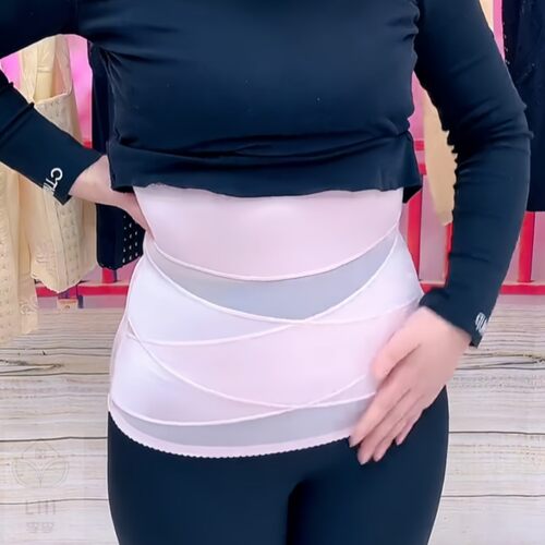 束腰带女瘦身收腹小肚子塑腰束腹带塑形美体塑身衣薄款透气收腹带
