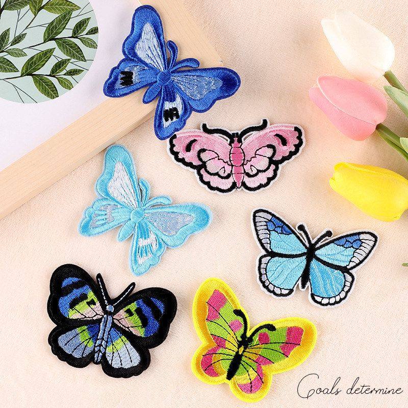 动物朵酷DIY补丁贴绣品服装辅料电脑绣花仔标章蝴蝶刺绣布贴徽章,居家布艺,布贴,淘宝优惠券,粉丝福利购,淘宝优惠卷