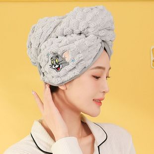 绒发巾云朵正版干干帽速吸水干发头巾毛巾洗头TomandJerry包女