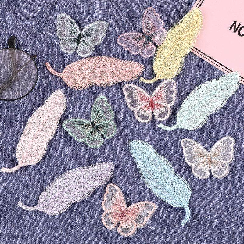 百搭手工饰品衣帽辅料可爱装饰制作卡通羽毛配件多色布贴蝴蝶DIY,居家布艺,布贴,淘宝优惠券,粉丝福利购,淘宝优惠卷