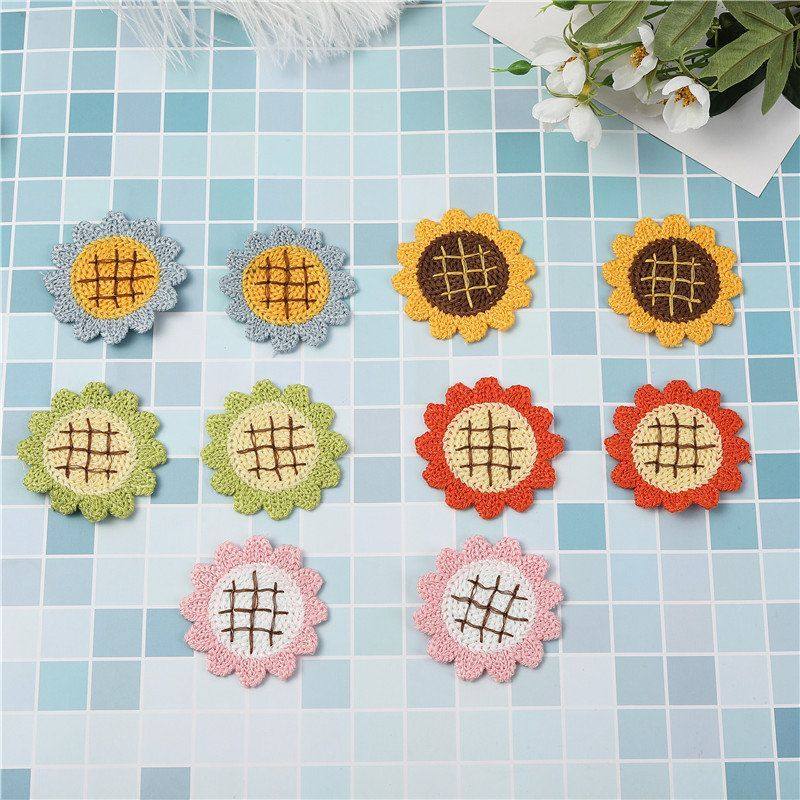 刺绣纺织向日葵补丁贴新款布贴厂家辅料服装辅料鞋包6cm配饰,纺织面料/辅料/配套,其他纺织辅料,淘宝优惠券,粉丝福利购,淘宝优惠卷
