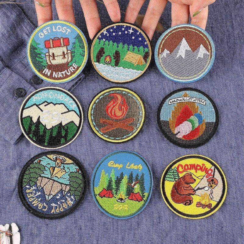 标圆形动物货源刺绣DIY草莓跨境布贴电商补丁贴百搭电脑绣花徽章,居家布艺,布贴,淘宝优惠券,粉丝福利购,淘宝优惠卷