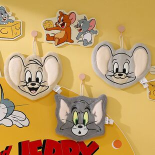 擦杰瑞擦正版儿童手巾卡通手巾可爱汤姆TomandJerry摆件吸水可挂